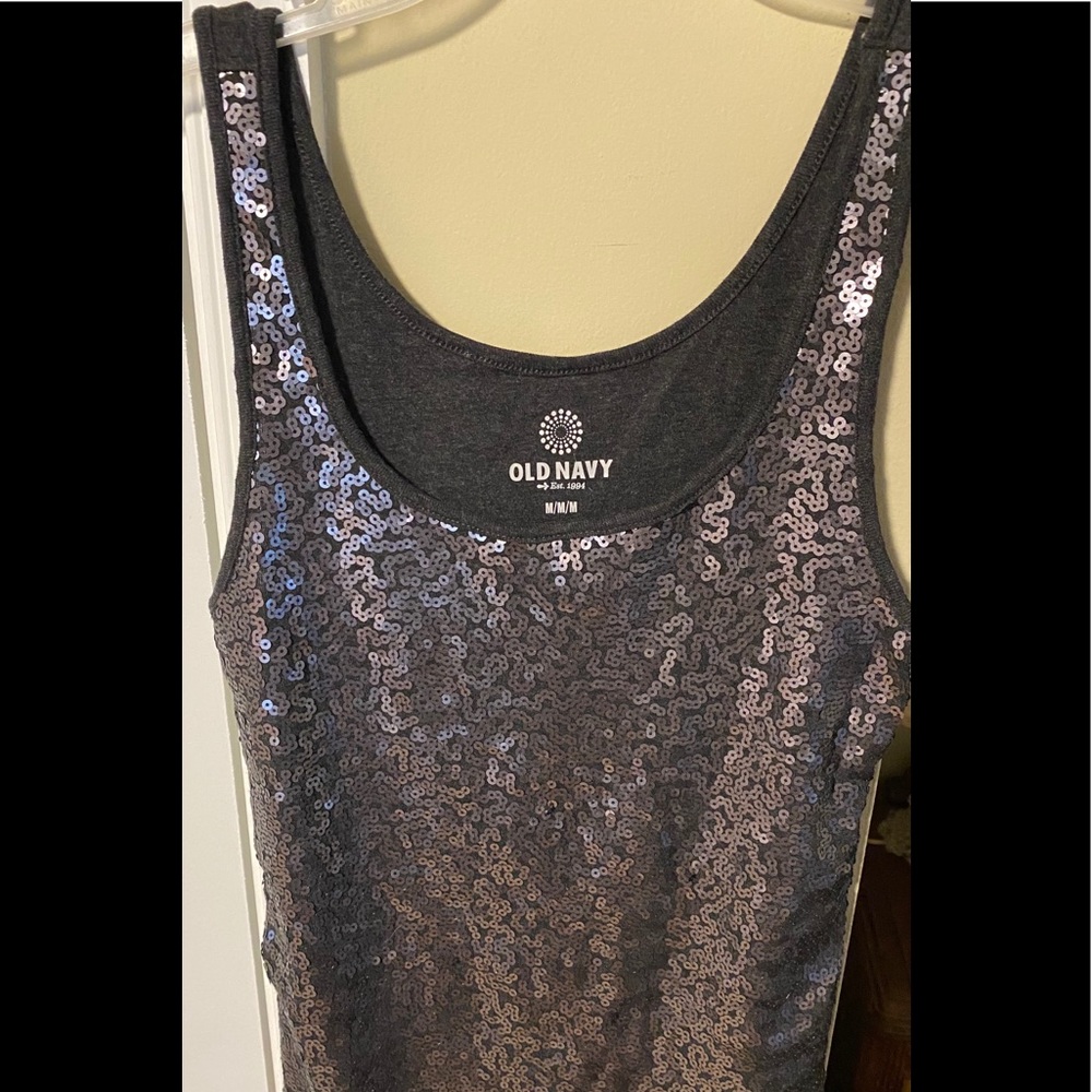 Medium Old Navy sequined tank top